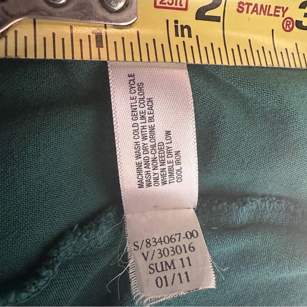 GAP Teal Maxi Dress Small Cross-Front Spaghetti Strap - Picture 9 of 9